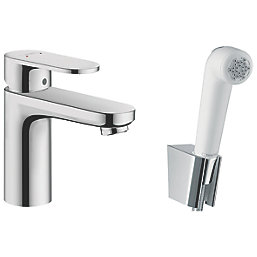 Hansgrohe Vernis Blend 100 Basin Tap with Bidet Hand Shower Chrome