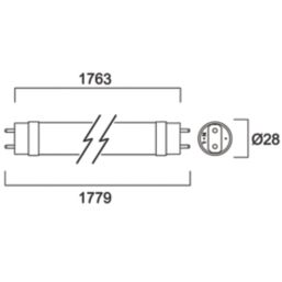 Sylvania TOLEDO AVANT G13 T8 LED Tube 3150lm 21W 1777mm (6')