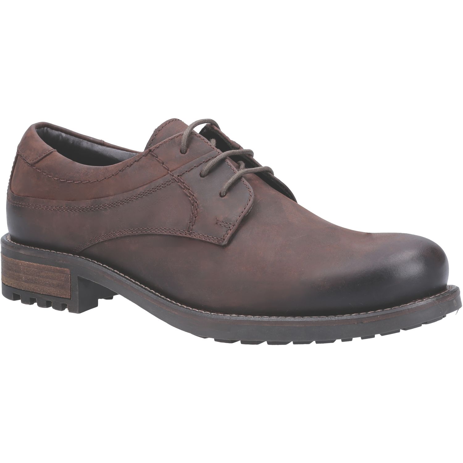 Cotswold Brookthorpe Plain Toe Derby Size 12 Brown Waterproof Non Safety Work Boots (830XL)