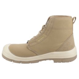 Safety Jogger Ecodesert S1P Mid Size 10.5  Beige  Steel Toe Cap Safety Boots