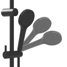 Swirl Bonda Shower Kit Black