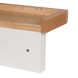 Essentials 6-Hook Rail Pine 630mm x 90mm