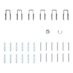 Flomasta 600mm x 1010mm 4366BTU Anthracite Horizontal 3 Column Radiator