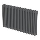 Flomasta 600mm x 1010mm 4366BTU Anthracite Horizontal 3 Column Radiator