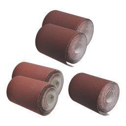 Titan  60/80/120 Grit Wood Sanding Rolls 5m x 115mm 5 Pack