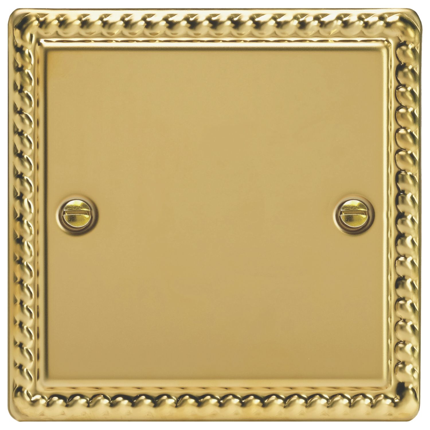 Varilight 1-Gang Blanking Plate Polished Brass (831EA)