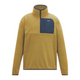 Regatta Frankie Half Zip Fleece Wood Brown / Navy Medium 45.6" Chest