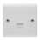 Crabtree Instinct 1-Gang Master Telephone Socket White