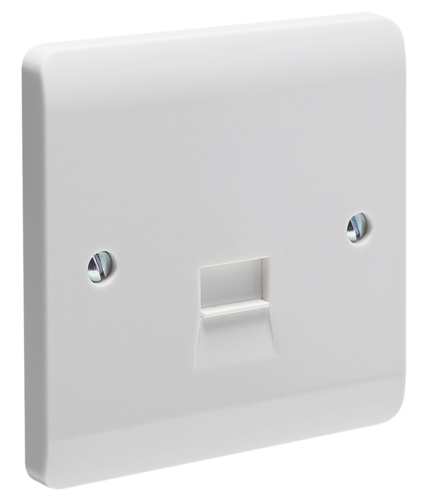 Selectric DSL11-39 5M Telephone Socket Extension/Secondary (Matt Black)