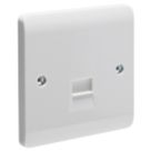 Crabtree Instinct 1-Gang Master Telephone Socket White