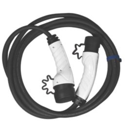 Project EV 32A 22kW 3-Phase to Single-Phase Mode 3 Type 2 Plug Electric Vehicle Charging Cable 10m