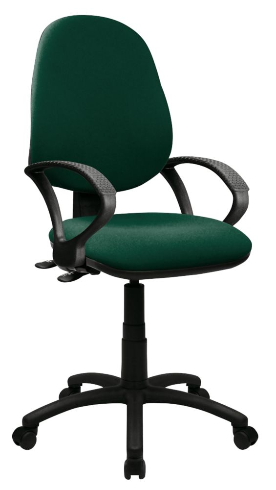 Nautilus Designs Java 300 Medium Back Task/Operator Chair Fixed Arms ...