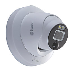Swann Enforcer SWPRO-1080DER-EU White Wired 1080p Indoor & Outdoor Dome Add-On Camera for Swann DVR CCTV Kit
