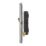 Contactum Lyric 10AX 6-Gang 2-Way Light Switch  Brushed Steel with White Inserts