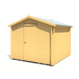 Shire Danbury 9' x 9' (Nominal) Apex Timber Log Cabin