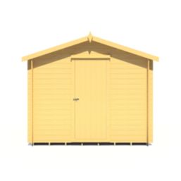 Shire Danbury 9' x 9' (Nominal) Apex Timber Log Cabin