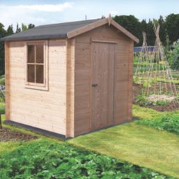 Shire Danbury 9' x 9' (Nominal) Apex Timber Log Cabin