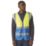 Regatta Pro Executive Hi-Vis Vest Yellow/Royal Blue 2X Large 47" Chest