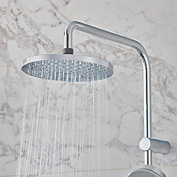 Hansgrohe Vernis Blend Showerpipe 200 EcoSmart Shower System with Bath Thermostatic Mixer Chrome