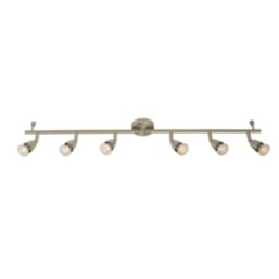 Saxby Amalfi Bar 6-Light Spotlight Satin Nickel