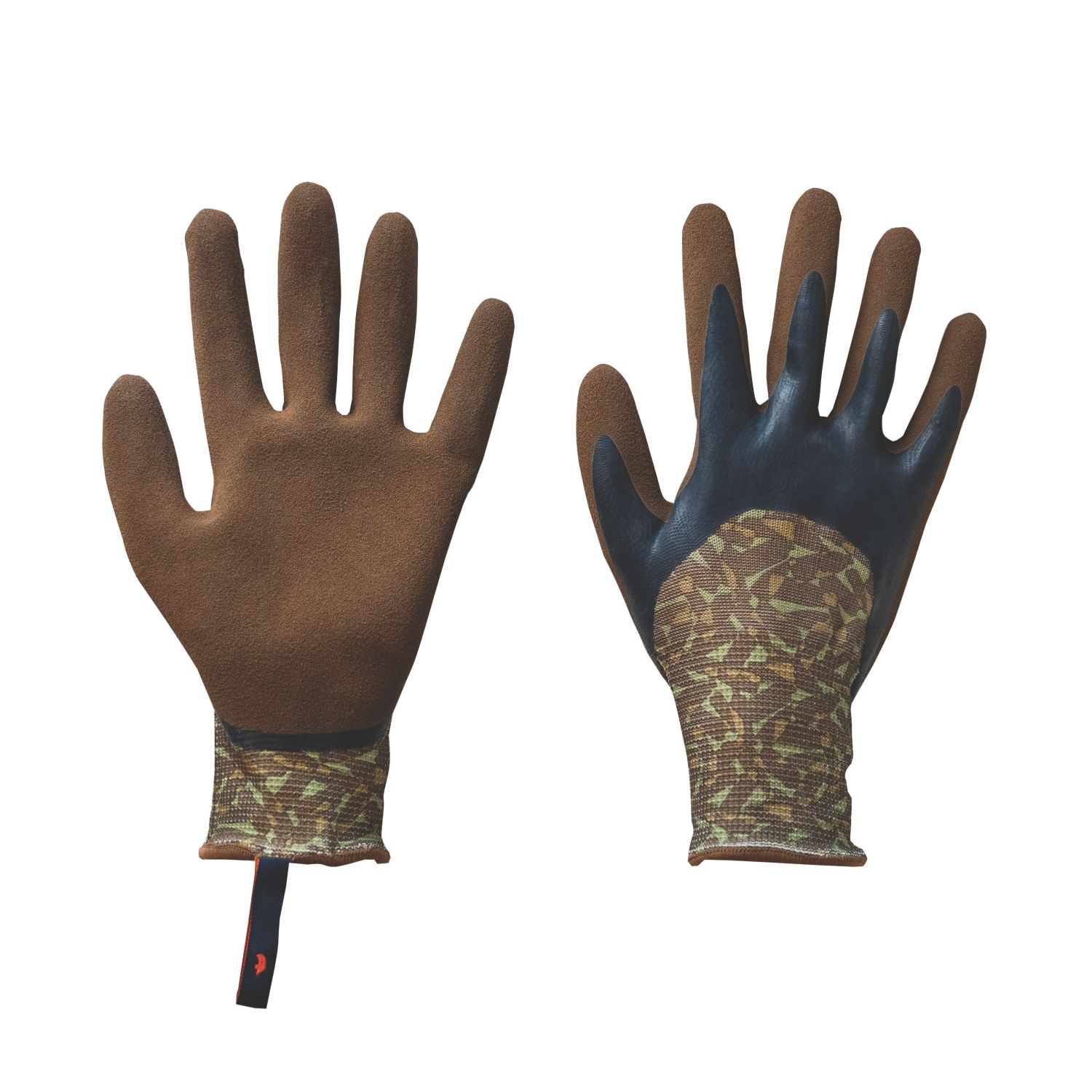 Clip Glove Bottle Plus Mens Recycled Polyethylene Gardening Gloves Navy / Khaki Medium (831YE)