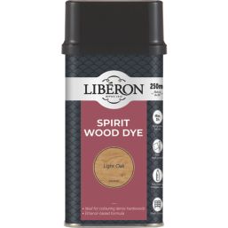 Liberon 250ml Light Oak Natural Solvent-Based Interior Wood Dye