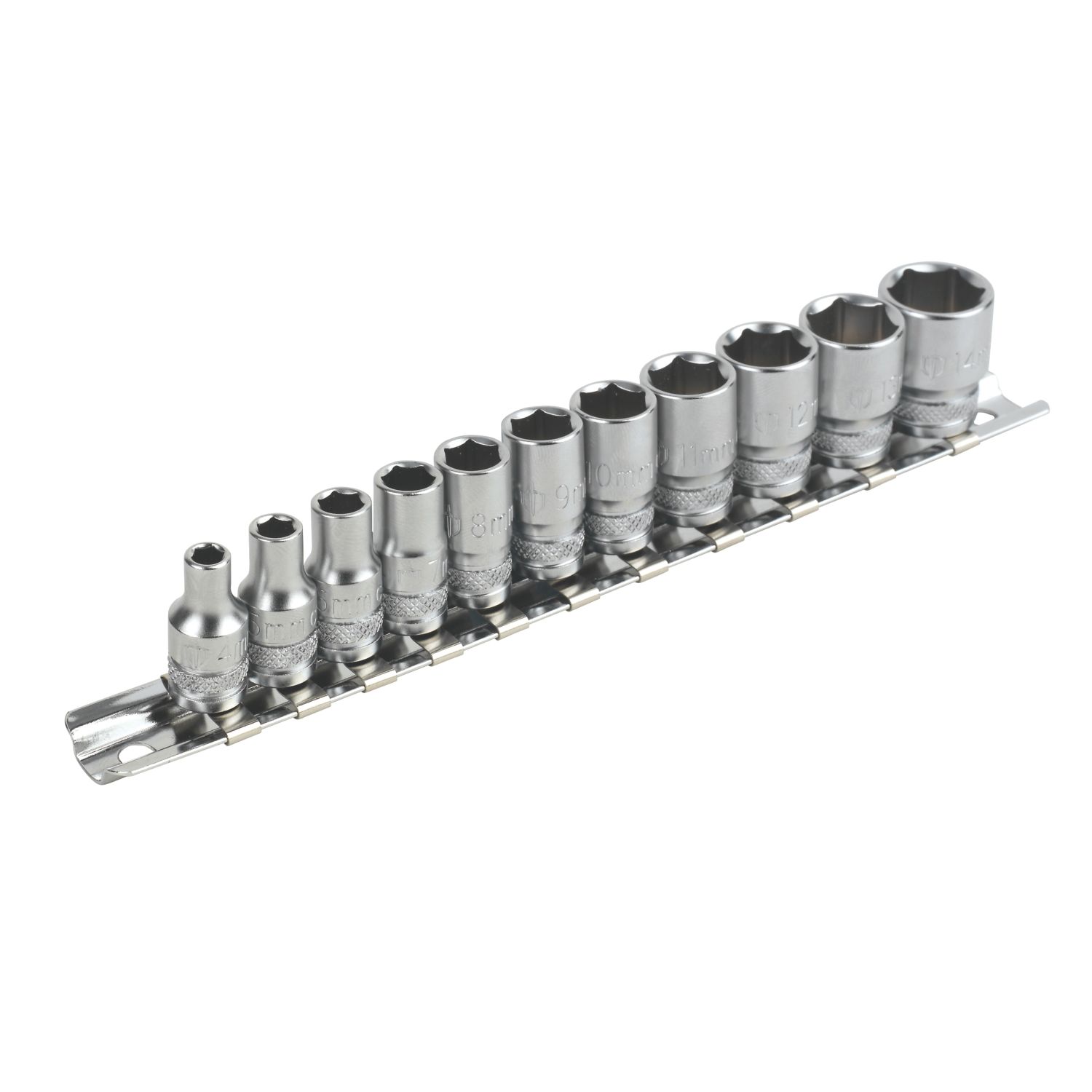 Magnusson 1/4" Drive Standard Socket Rail 11 Pieces (8325V)