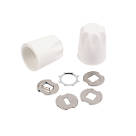 Replacement Safety Radiator Valve Caps White 2 Pack