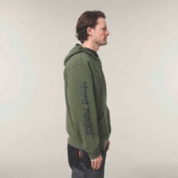 Hard Yakka Heritage Hooded Sweatshirt Military Green X Large 30" Chest