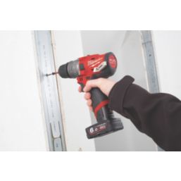 Milwaukee M12 FPDXKIT-602X FUEL 12V 2 x 6.0Ah Li-Ion RedLithium Brushless Cordless 6-in-1 Combi Drill