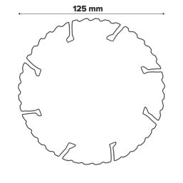 Bosch  X-Lock Masonry Diamond Cutting Disc 125mm