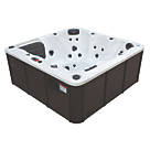 Canadian Spa Company KH-10159 35-Jet Square 6 Person Acrylic Hot Tub 1.99m x 1.99m