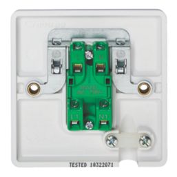 Crabtree Instinct 20A Unswitched Flex Outlet  White