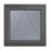 Crystal  Top Opening Obscure Triple-Glazed Casement Anthracite on White uPVC Window 820mm x 820mm