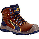 Puma Sierra Nervada Mid Metal Free  Safety Boots Brown Size 7