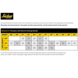 Snickers 6247 Womens Stretch Trousers  Black Size 12 31" L