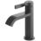 Swirl Ayre Matt Black 165mm Standard Lever Mono Basin Mixer Tap  With Clicker Waste