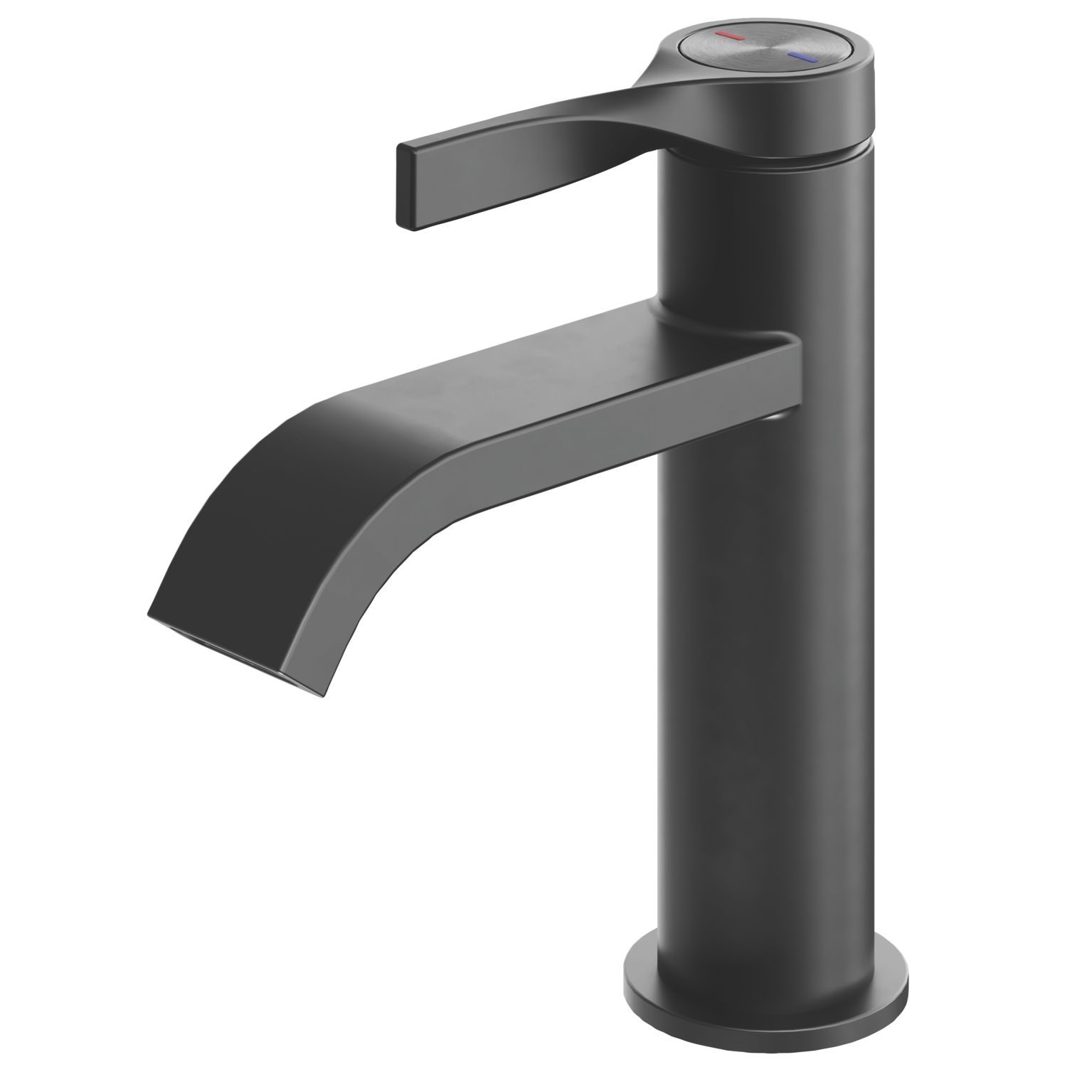 Swirl Ayre Basin Mono Mixer Matt Black (832TK)