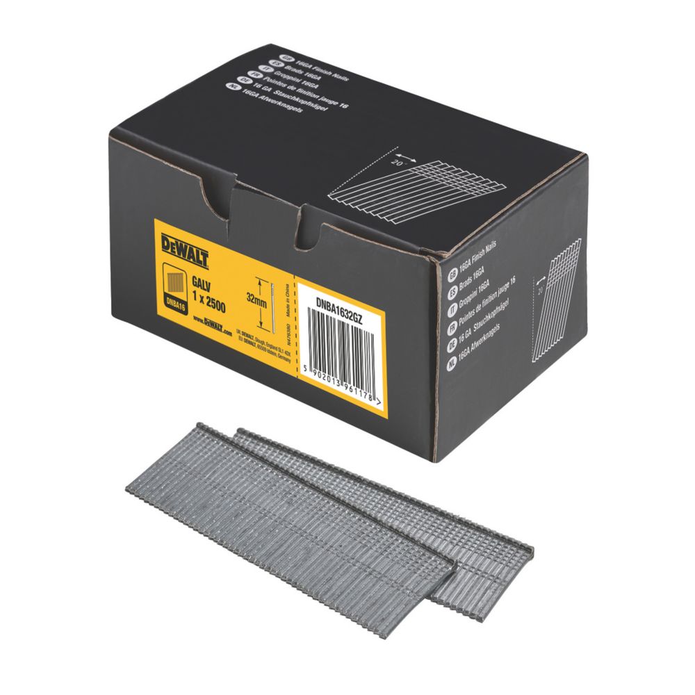 Dewalt 16g 2025 angled finish nails