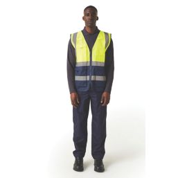 Regatta Pro Executive Vest Hi-Vis Vest Yellow/Navy 3X Large 50" Chest