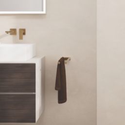 Hansgrohe AddStoris Twin-Handle Towel Holder Brushed Bronze 80mm x 445mm x 32mm