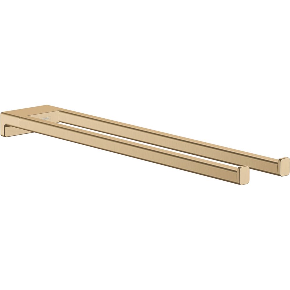 Hansgrohe AddStoris Twin-Handle Towel Holder Brushed Bronze 80mm x 445mm x 32mm
