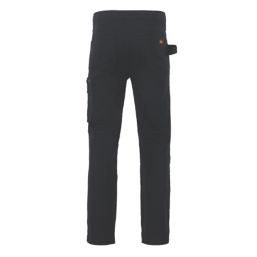 Site Dunnell Stretch Multi-Pocket Trousers Black 30" W 32" L