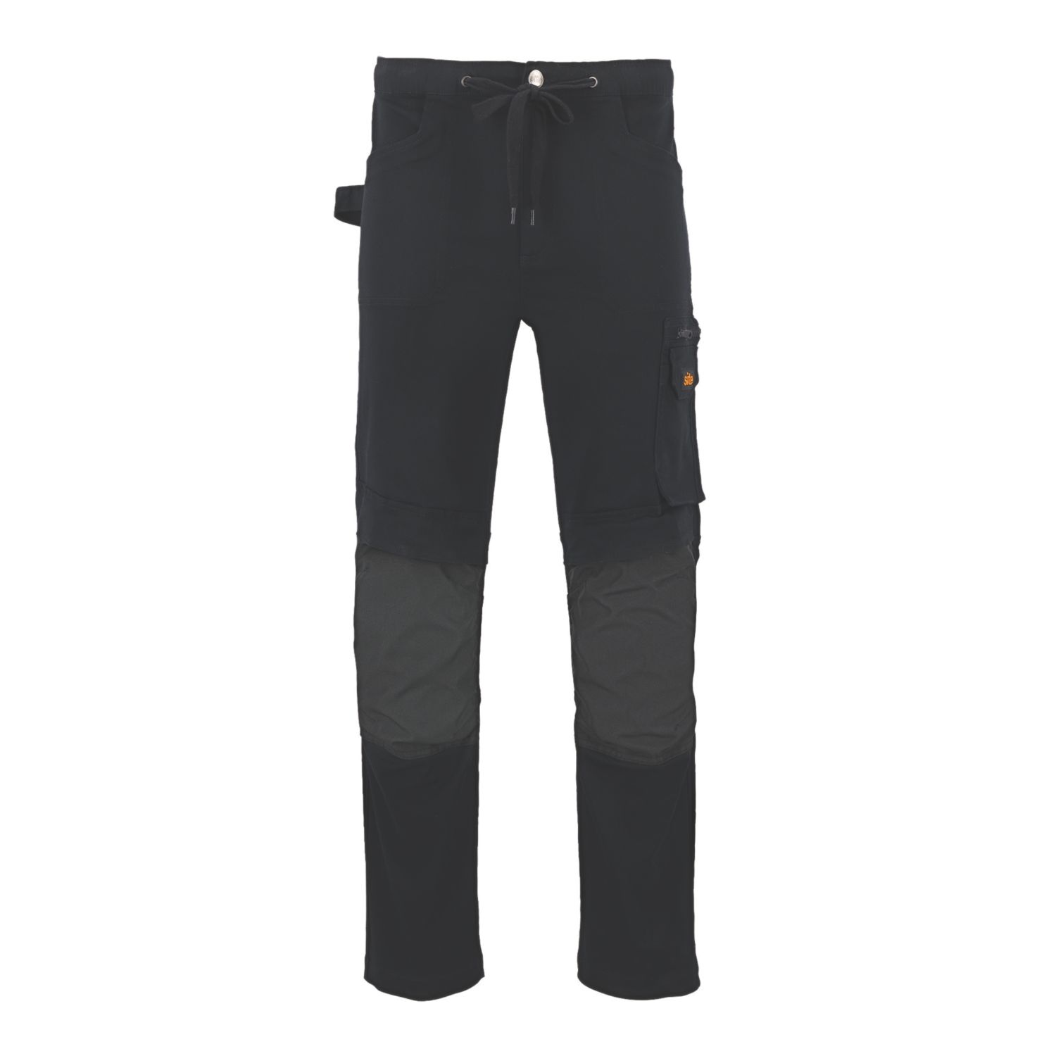 Site Dunnell Stretch Multi-Pocket Trousers Black 30" W 32" L (832VJ)