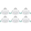 Sylvania SylSpot Fixed  LED Recessed Spotlight White 4.8W 500lm 6 Pack