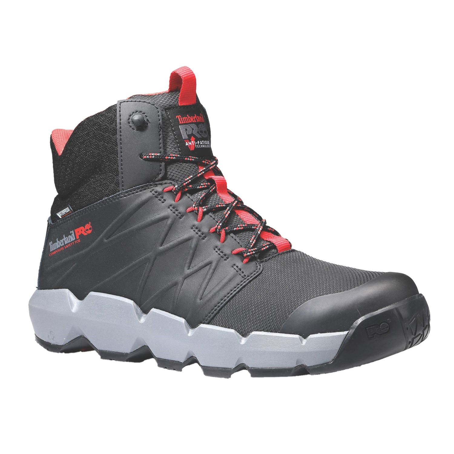 Timberland Pro Morphix 6" Size 6.5 Black Waterproof Safety Boots (832XK)