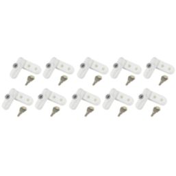 Smith & Locke  67mm Snaplocks White 10 Pack