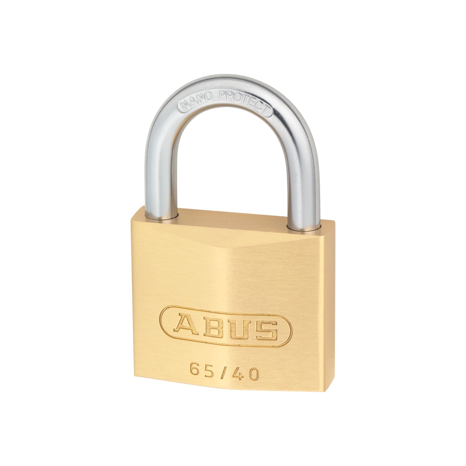 Abus Premium 65 Brass Padlock 40mm (8335T)