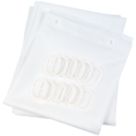 Essentials Shower Curtain & Rings White 1800mm x 1800mm