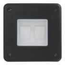 LAP  IP66 20A 2-Gang 2-Way Weatherproof Outdoor Switch